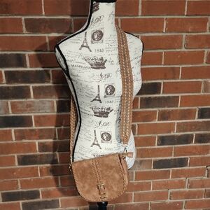 Indigo Soul Brown Leather Crossbody Bag